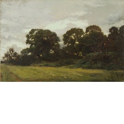 Landschaft mit Baumgruppen