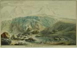 Grosshorn, Breithorn und Oberhornsee (Glacier de Lauterbrounn)