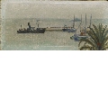 Schiffe an der Mole vor Sanary