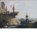 Landschaftskomposition mit Burgruine