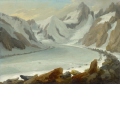 Finsteraargletscher mit Blick auf das Finsteraarhorn